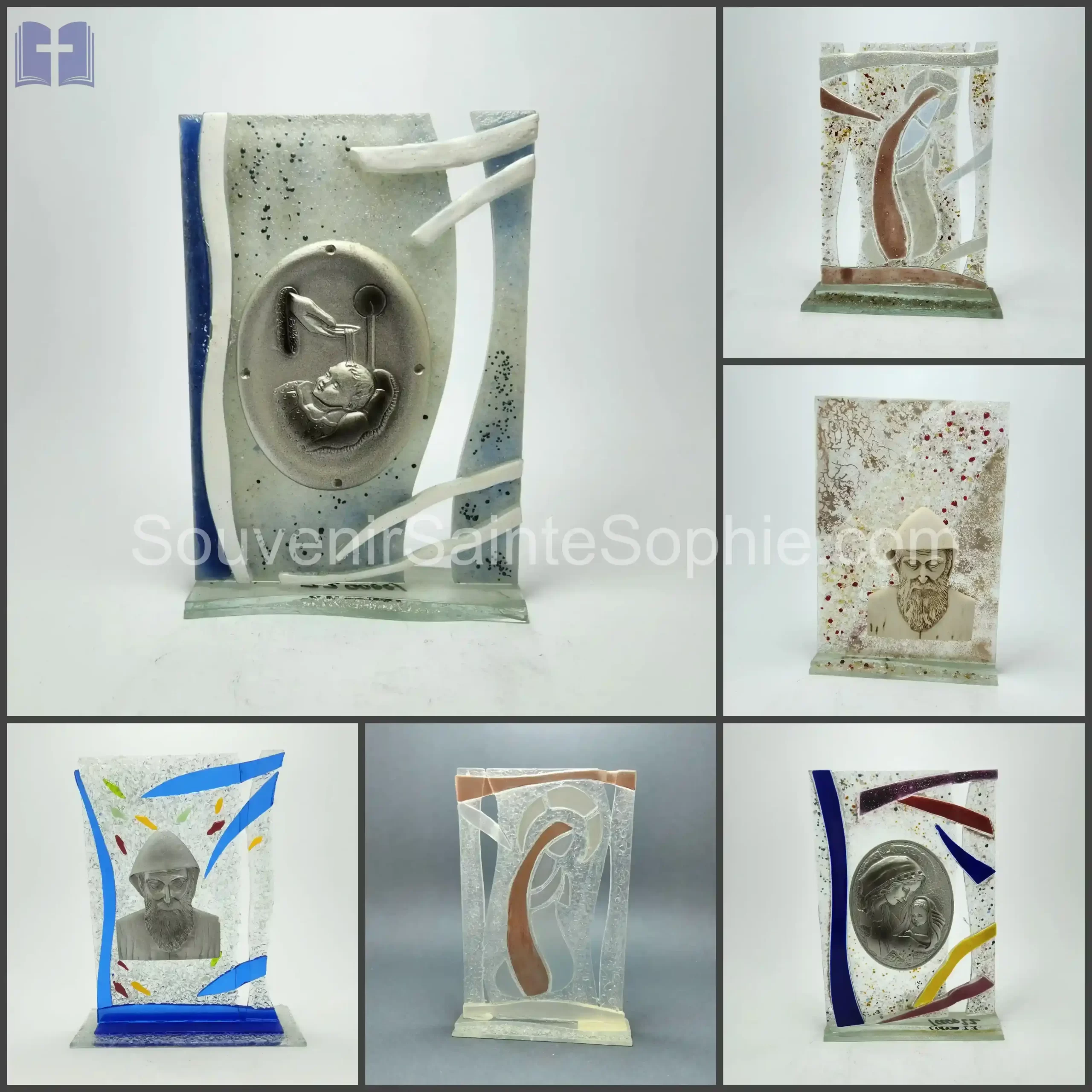 Glass Handmade Size 20x15cm