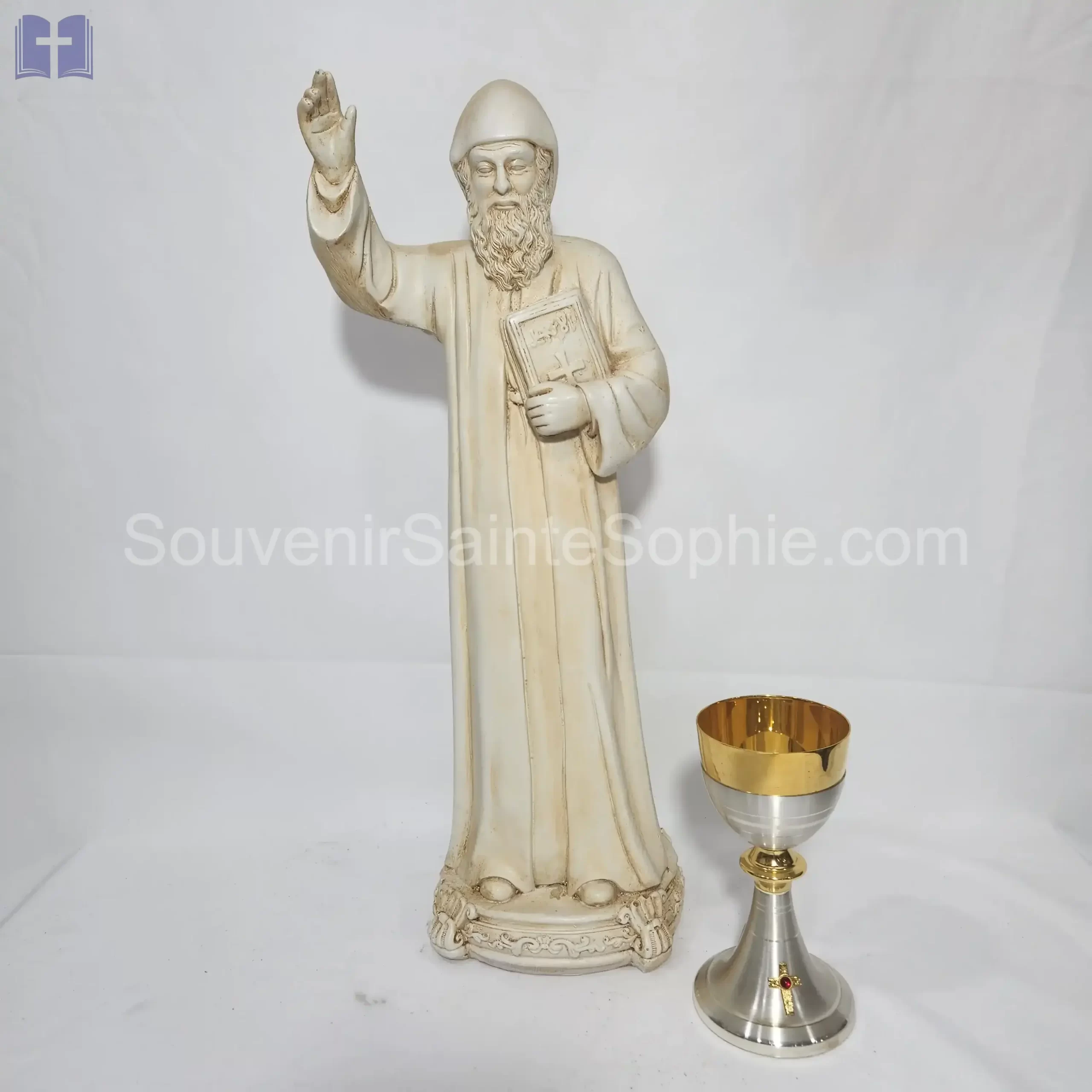 Saint Charbel Stone Color Size 60cm