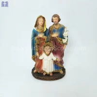 Holy Family with 2 Candles Size 20cm