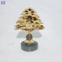 Cedar Tree Gold Small Granite Base St Charbel Picture