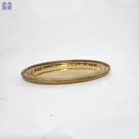 Plate Gold Large Oval Shape