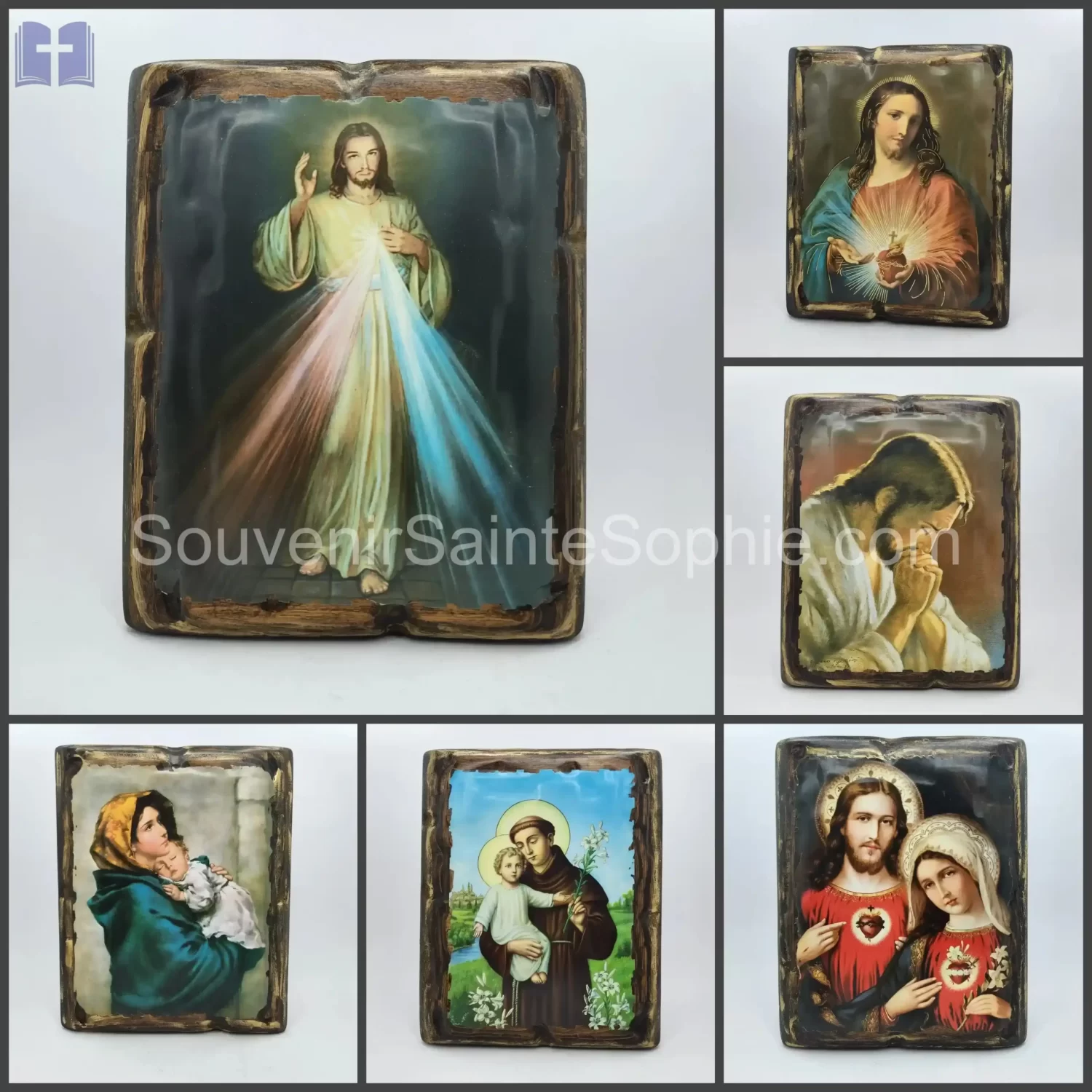 Handmade Icon Rounded Photo Size 29x24cm