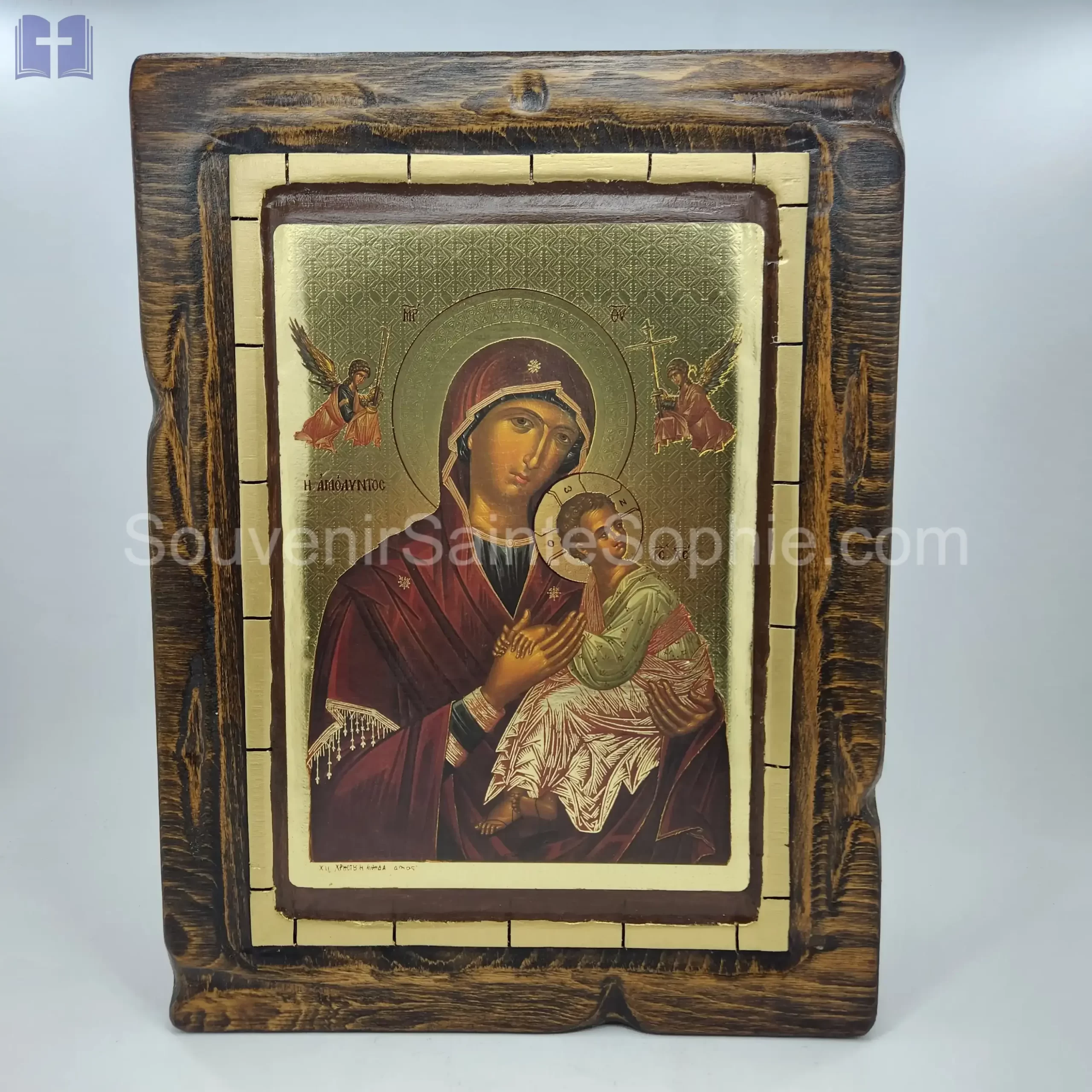 Handmade Icon Size 40x30cm Gold Photo