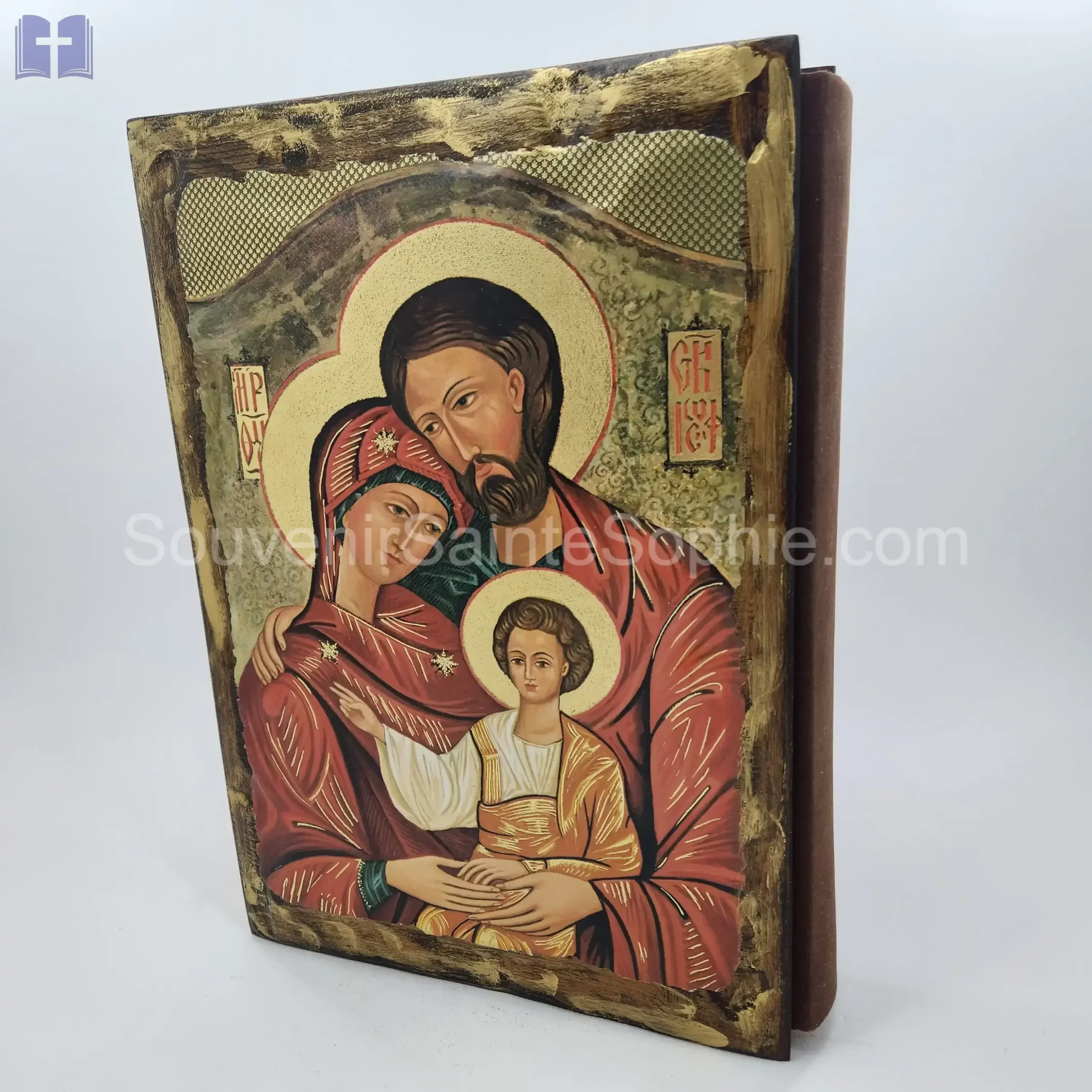 Bible With Handmade Wood cover Size 32x23cm for Home Use