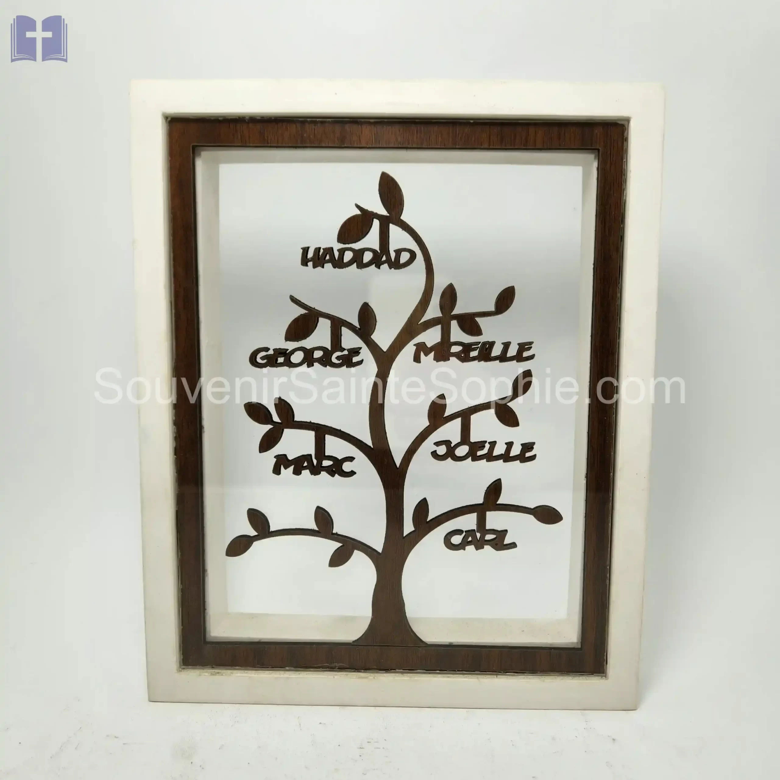 Family Tree With Custom Made Words Size 25x21x3.5cm