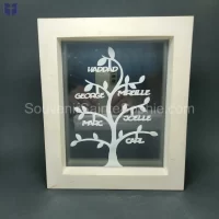Family Tree With Custom Made Words Size 25x21x3.5cm