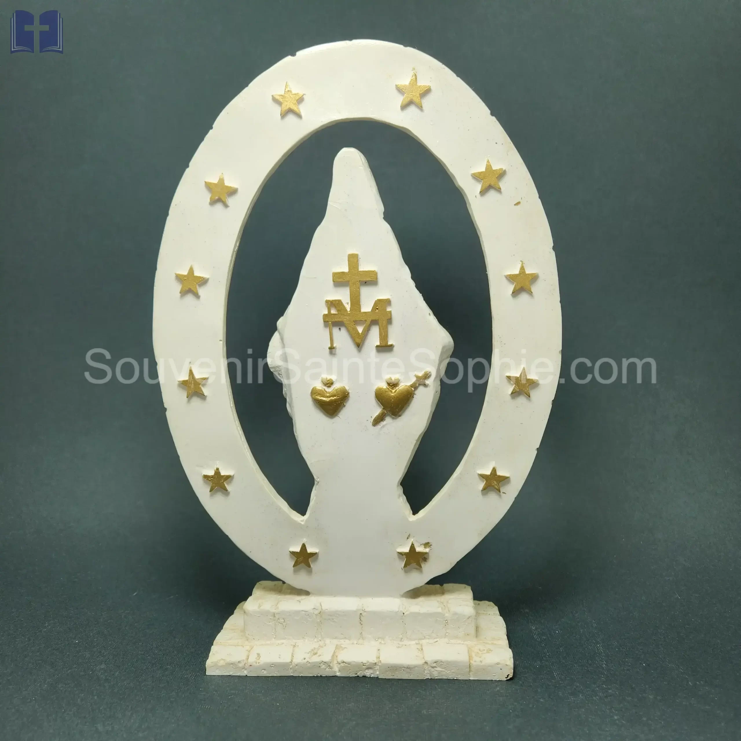 Miraculous White Oval Shape Size 25x12cm - Image 2