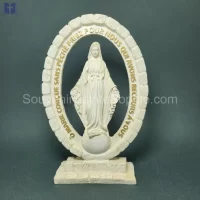 Miraculous White Oval Shape Size 25x12cm