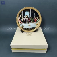 Limoges Plate Last Supper Size 18cm