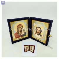 Book With Two Russia Pictures Size Open 16x25cm