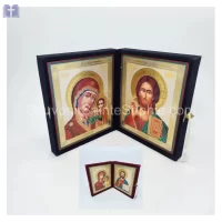 Book With Two Russia Pictures Size Open 20x33cm