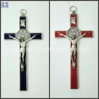 Cross Saint Benoit Size 20cm Metal - Italy