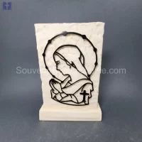 Virgin Mary Metal Size 22x15.5cm
