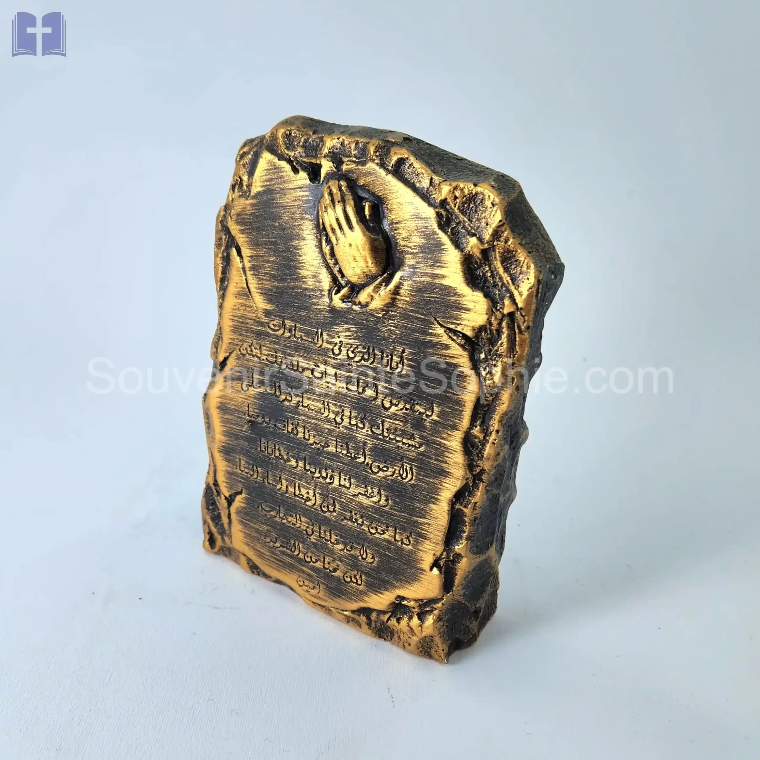 Rock Abana Prayer Size 16.5cm Bronz Color