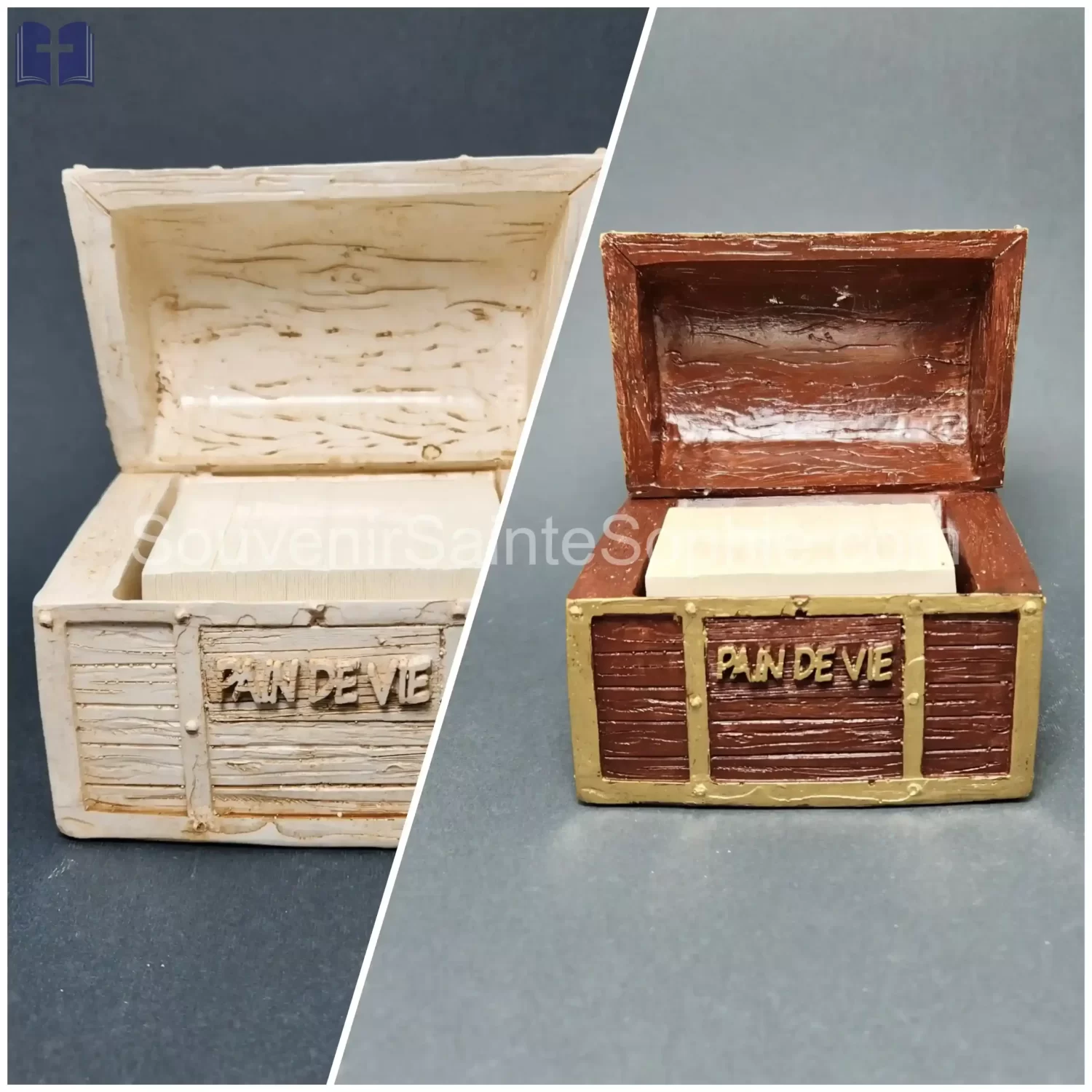 Pain De Vie with 3 Languages Ara. Fren. Eng. Size 15x12x11cm