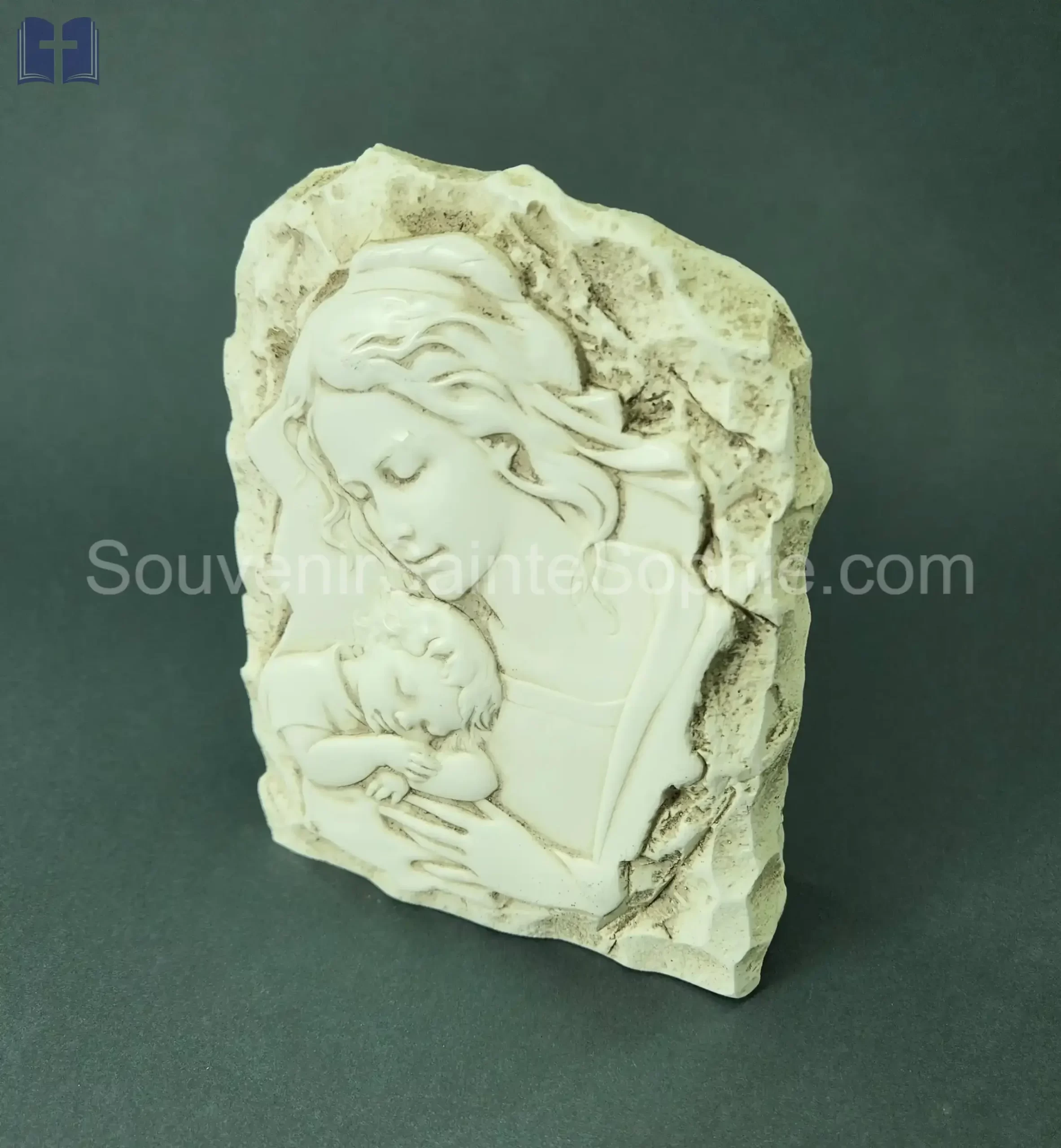 Rock V.Mary Child Size 15.5cm White Color