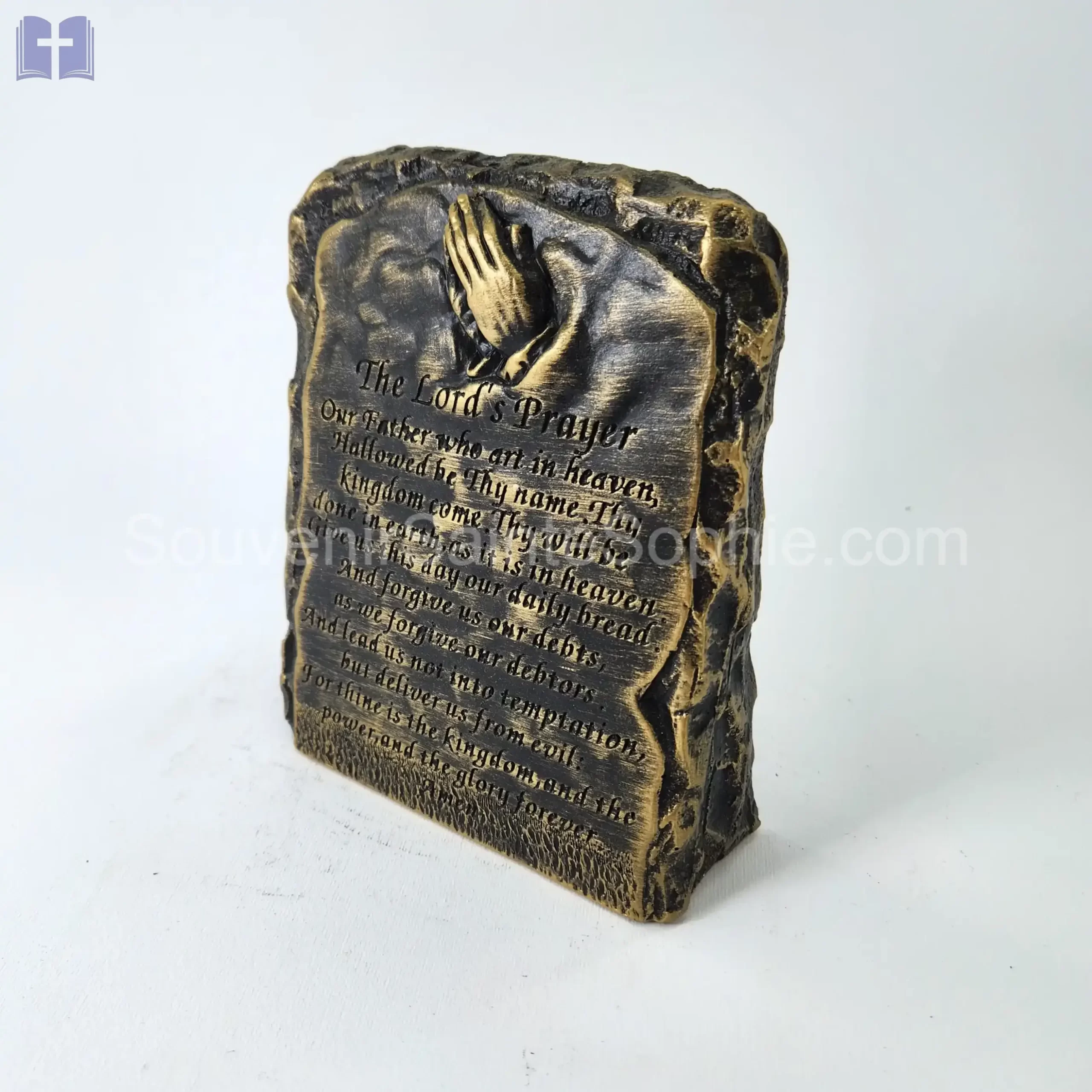 Rock our Father Prayer Size 16cm Copper Color
