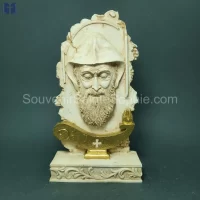 Saint Charbel / Fanous On Old Wall Size 26x14x5cm