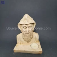 Saint charbel With Candle Size 16x12x7cm