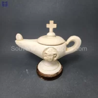 Fanous Saint Charbel With a Cover size 17x19cm