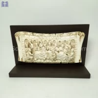 Last Supper on Wood Size 16x26cm