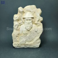 Saint Charbel on Rock Size 24x18cm