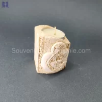 Candle Saint Holy Family Size 7.5x5.5x5.5cm