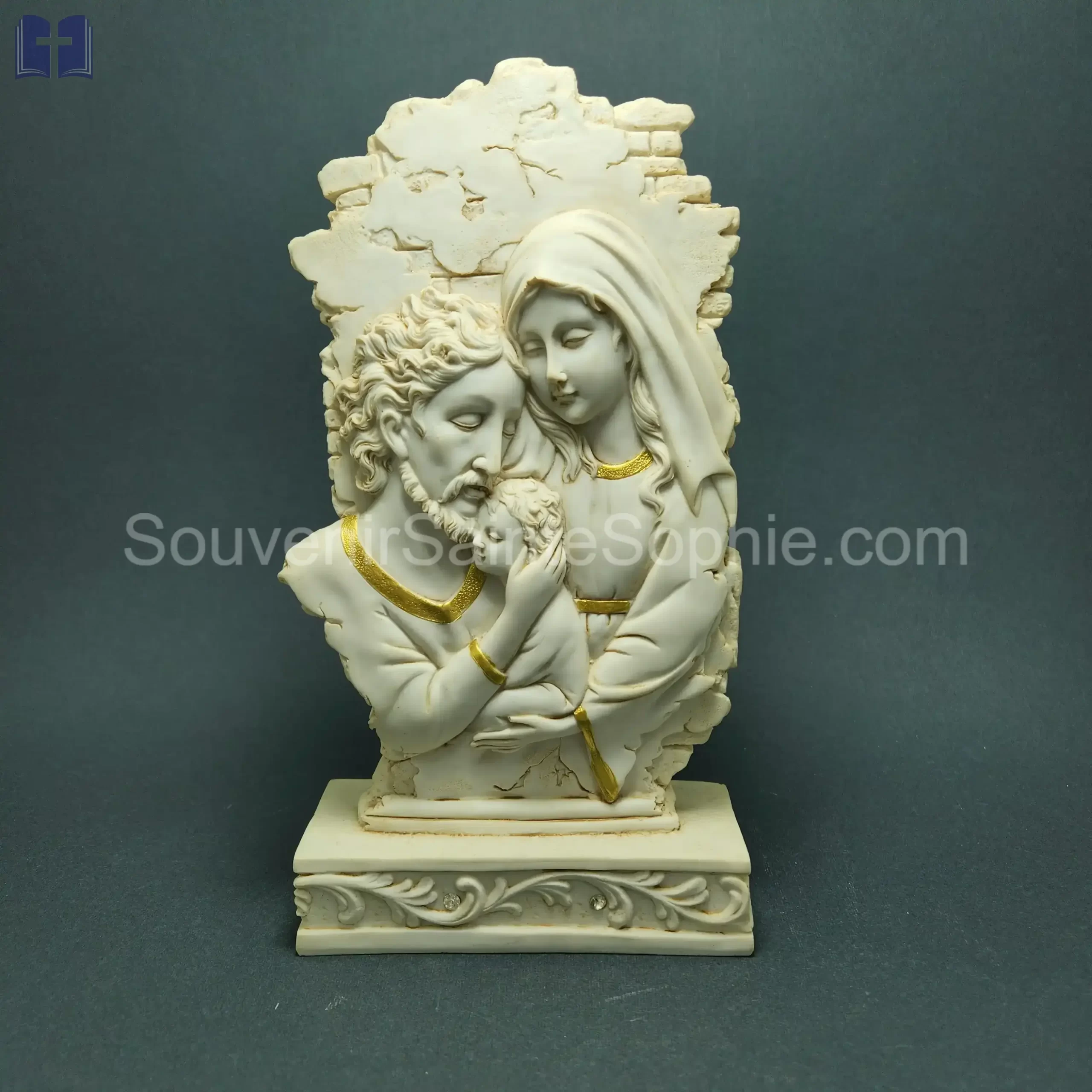 Holy Family 1 On Old Wall Size 26x13.5cm