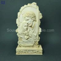 Holy Family 2 On Old Wall Size 26x13.5cm