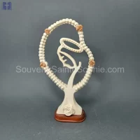 Mary With Rosary Crown Size 24x14cm