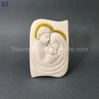 Holy Family size 15x10cm Rezin