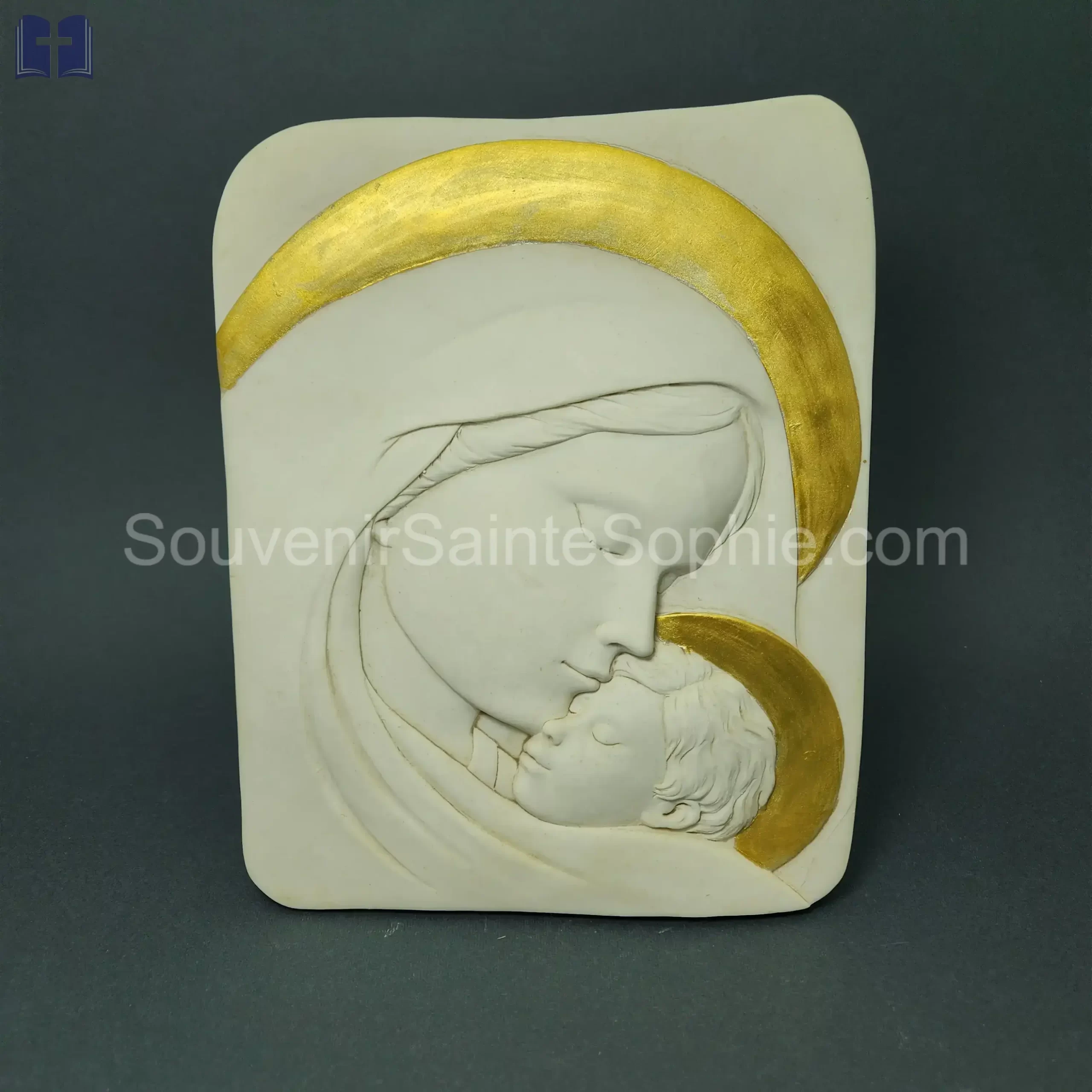 Virgin Mary Rectangle Size 24x19cm