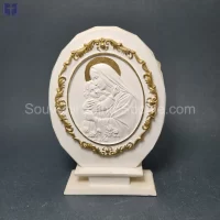 Nice Oval Frame for Virgin Mary Size 18x12cm