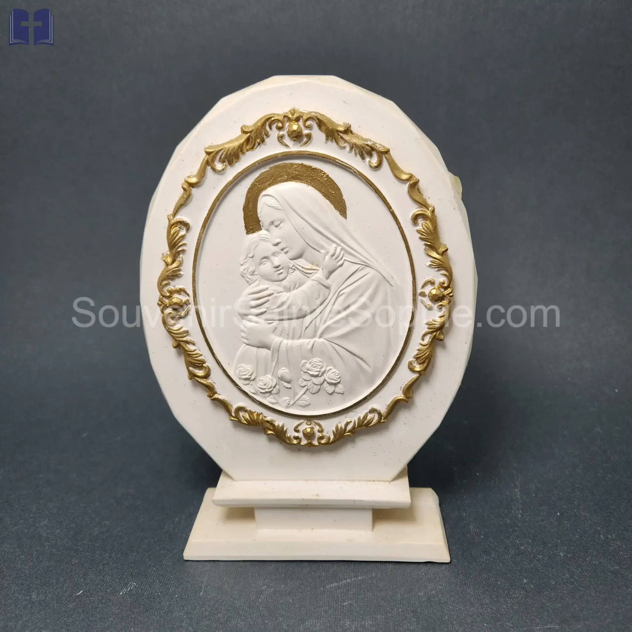 Nice Oval Frame for Virgin Mary Size 18x12cm