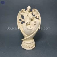 Guardian Angel with Holy Family Size 17.5x10cm