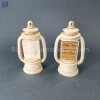 Andil Padre Pio Size 11.5x6.5cm With Customized Wood on Back