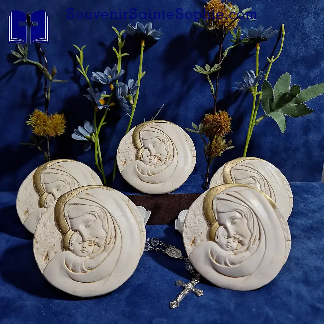 Virgin Mary with Jesus - 40th Memorial Souvenirs