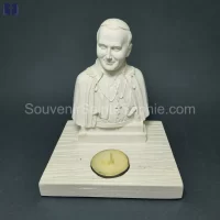 Jean Paul II Half With Base / Candle Size 12x13x10.5cm