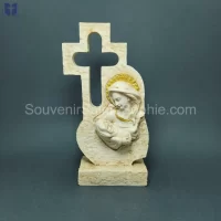 Cross and Virgin Mary Size 20x8x6cm