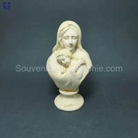 Mary holding Child With Round Base Size 15x8cm