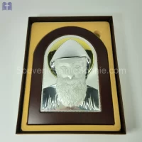 Saint Charbel Size 20x15cm Wood Frame