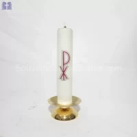 Candle Base Gold for Candle 30cm 2 Pieces