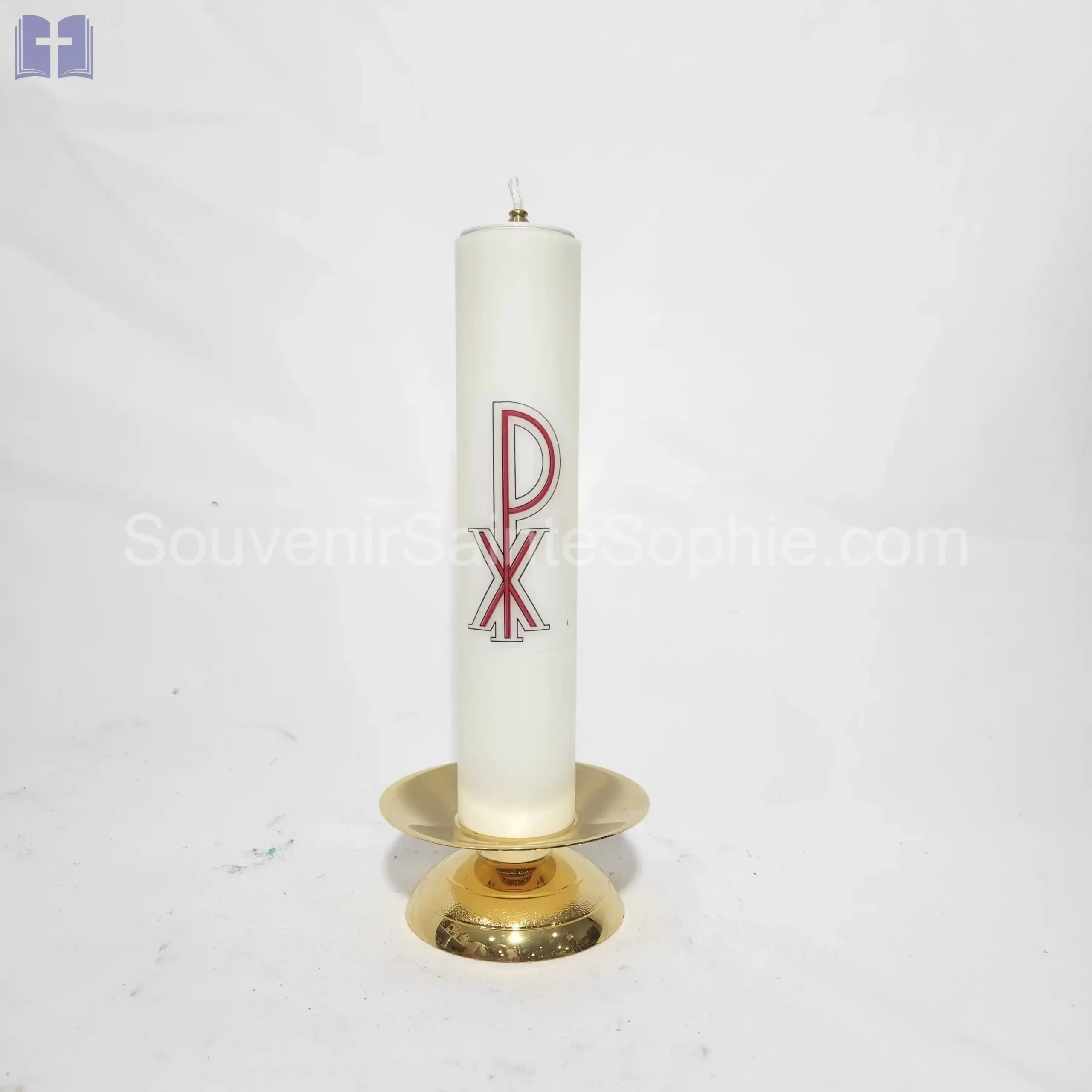 Candle Base Gold for Candle 30cm 2 Pieces