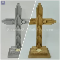 Cross Color With Candle Size 36cm