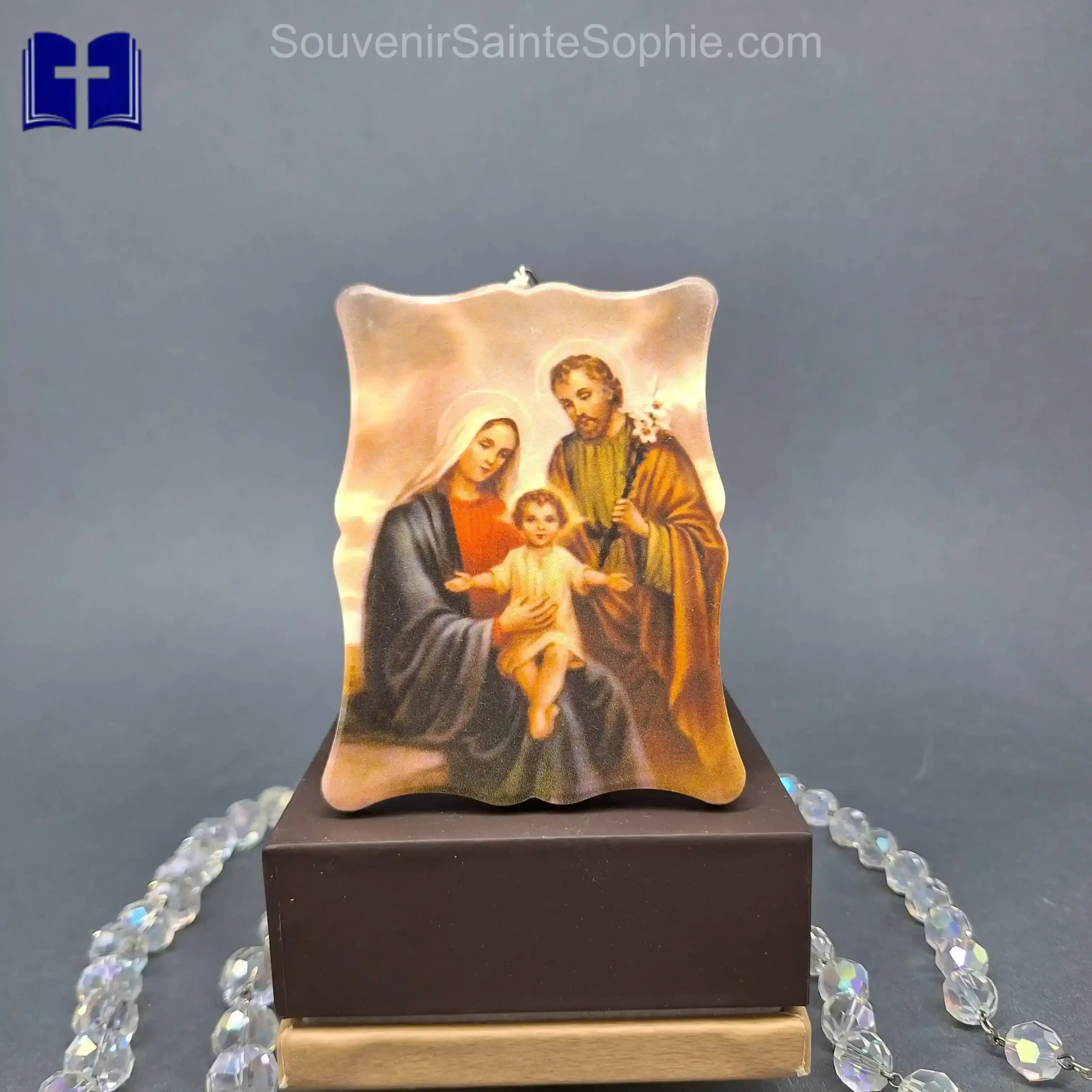 Ceramic Picture Size 11x8cm Holy Family Color