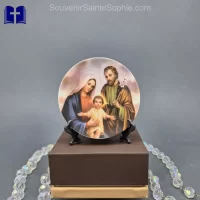Plate with Saint Picture Size 10cm Dia