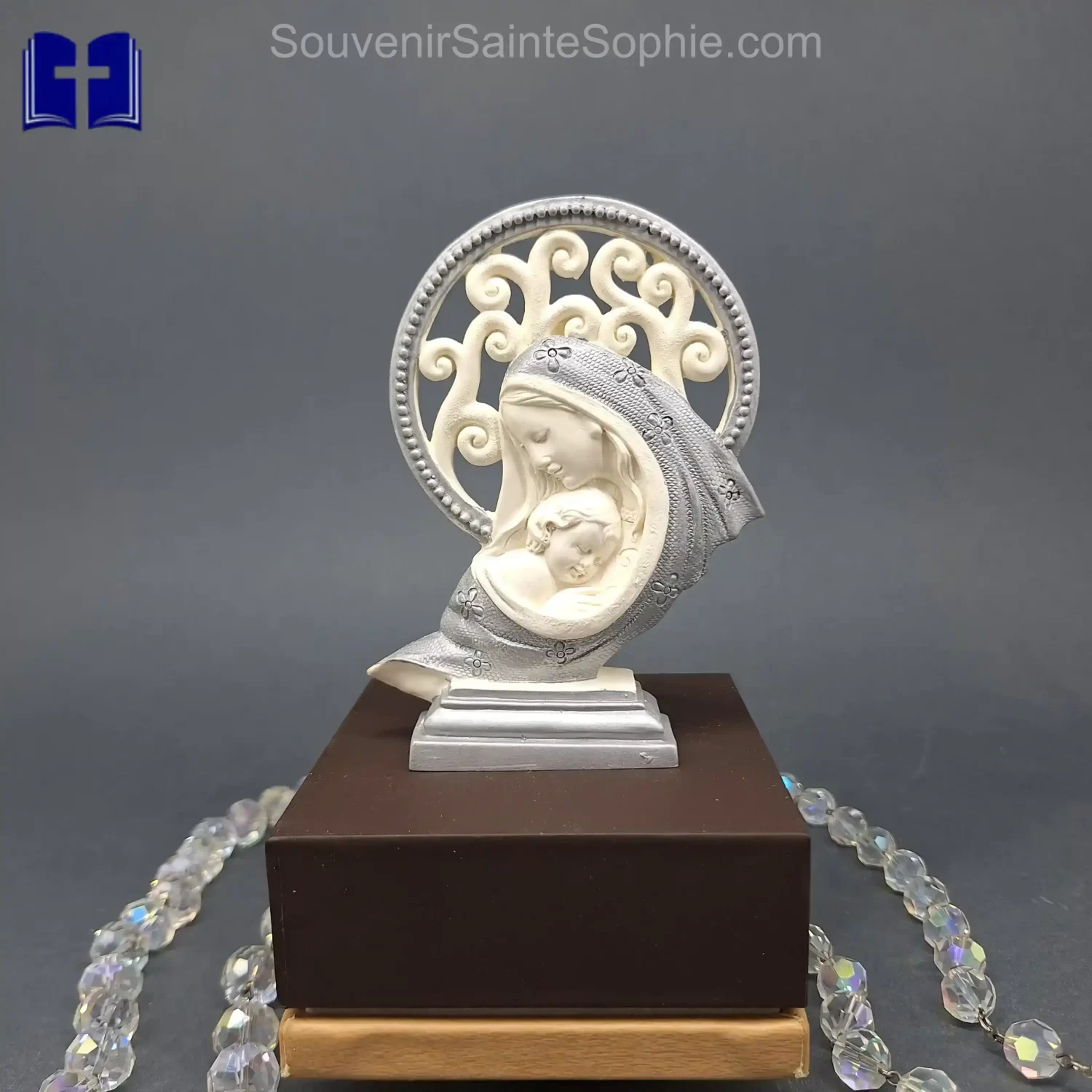Virgin Mary With Child Medium Size 12.5x9.5cm