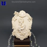 Saint Antoine with Jesus Engraved Arround Size 19x14cm