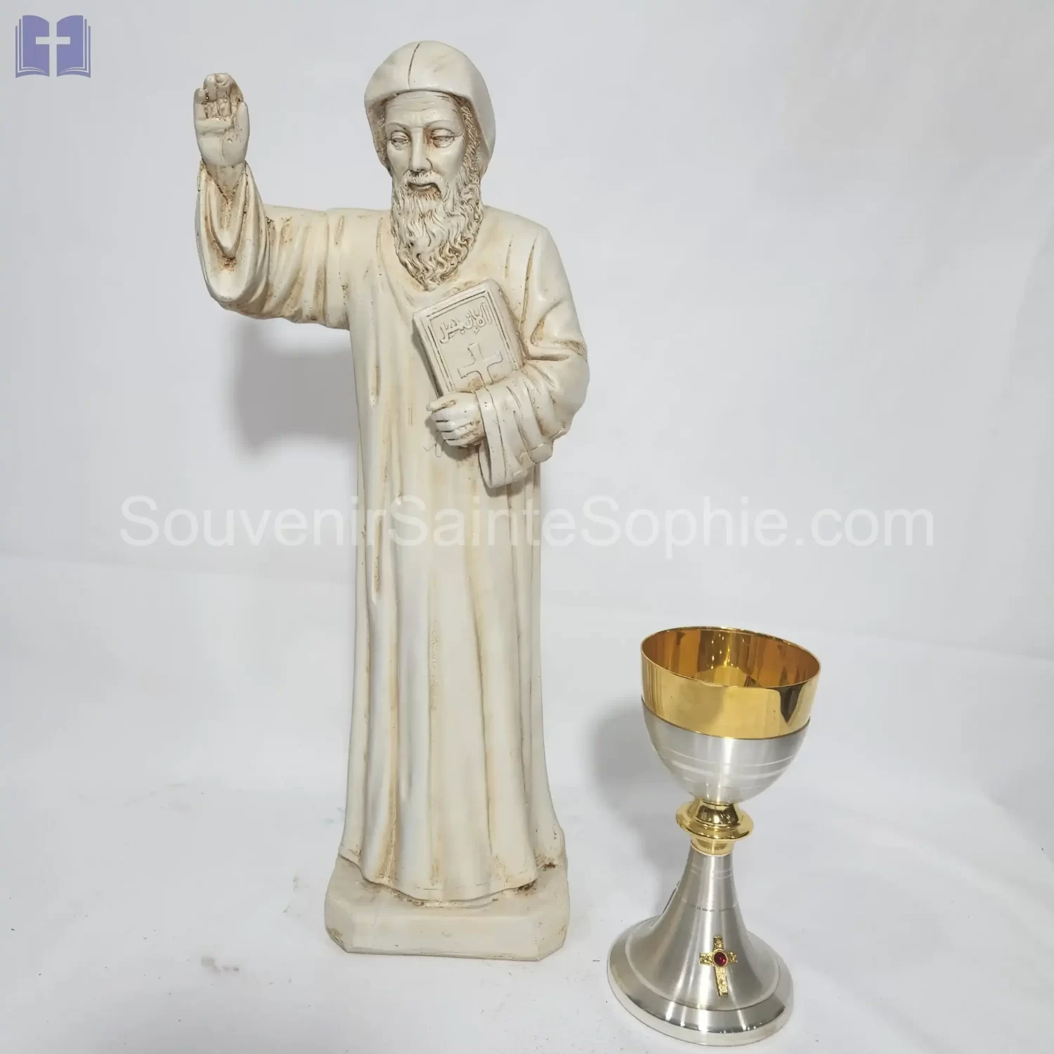 Saint Charbel Stone Color Size 51cm