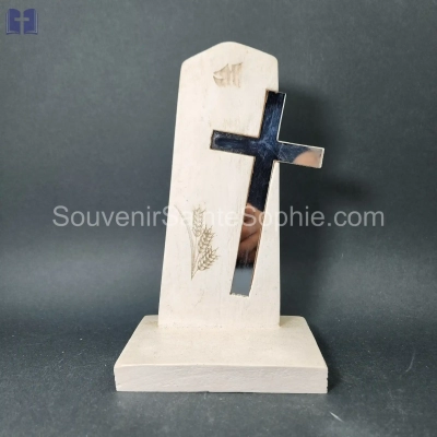 Cross With Mirror Size 25x14cm